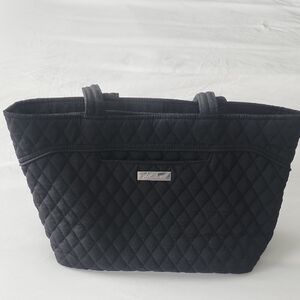 Vera Bradley Black Quilted Tote